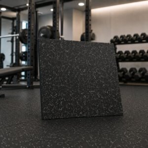 Export Rubber Flooring with SBR EPDM Rubber Tile for Global Fitness Projects