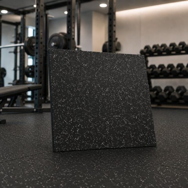 Export Rubber Flooring with SBR EPDM Rubber Tile for Global Fitness Projects
