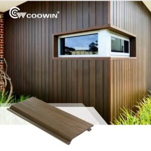 Exterior WPC Composite Paneling Wall Wood Outdoor PVC Outside Wall Cladding
