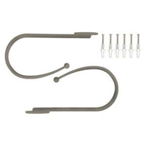 Finishing Touches Designer Curtain Tiebacks Ash Grey 28mm Finishing Touches Designer Curtain Tiebacks Ash Grey 28mm — Builders Store SA