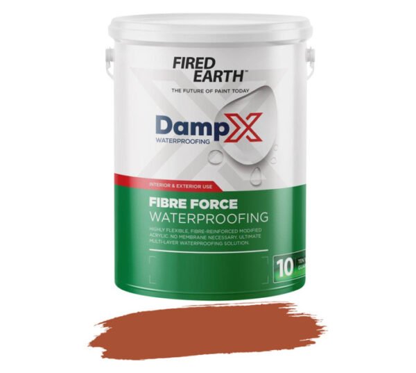 Fired Earth DampX Fibre Force Waterproofing Paint Terracotta Fired Earth DampX Fibre Force Waterproofing Paint Terracotta — Builders Store SA