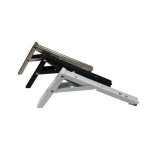 Foldable Iron Bracket Easy-Carry Collapsible Stand for Folding Table & Wall Shelf