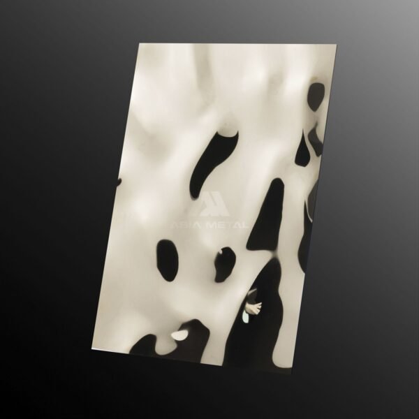 Foshan 304 Decorative Water Ripple Stainless Steel Sheet for Ceiling Installation