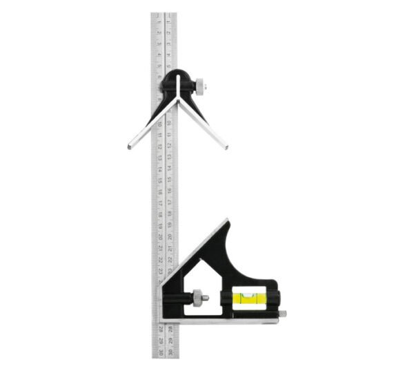 Fragram Combination Square with centre Fin 300 mm Fragram Combination Square with centre Fin 300 mm — Builders Store SA