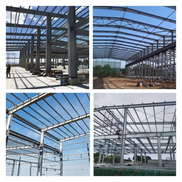 Free Design Prefabricated Plant Workshop with Office House Steel Structure