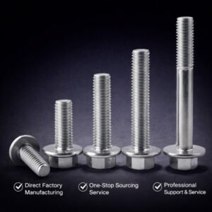 Full Shank Fine Thread Hex Flange Bolt JIS B 1189 ISO 15072 Stainless Steel Full Shank Fine Thread Hex Flange Bolt JIS B 1189 ISO 15072 Stainless Steel
