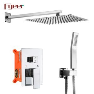Fyeer Double Function 10 Inch Shower Head Conceal Shower Set Fyeer Double Function 10 Inch Shower Head Conceal Shower Set