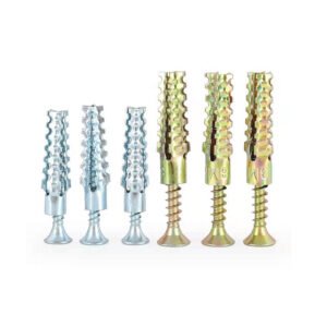 Galvanized Fish Scale Serrated Metal Wall Plug Expansion Anchor with Countersunk Self Tapping Screw Galvanized Fish Scale Serrated Metal Wall Plug Expansion Anchor with Countersunk Self Tapping Screw
