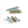 Galvanized Fish Scale Serrated Metal Wall Plug Expansion Anchor with Countersunk Self Tapping Screw Galvanized Fish Scale Serrated Metal Wall Plug Expansion Anchor with Countersunk Self Tapping Screw