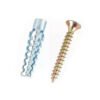 Galvanized Fish Scale Serrated Metal Wall Plug Expansion Anchor with Countersunk Self Tapping Screw Galvanized Fish Scale Serrated Metal Wall Plug Expansion Anchor with Countersunk Self Tapping Screw