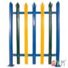 Galvanized Security Palisade Fence Panel Steel Metal Picket Wrought Iron Palisade Garden Fencing