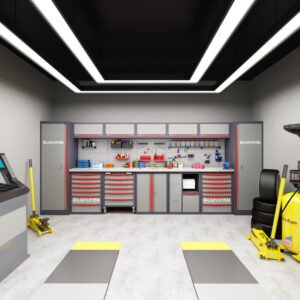 Garage Storage Workbench Tools Solution with Trolley/Cart/Cabinet Multifunction Workstation From Original Factory