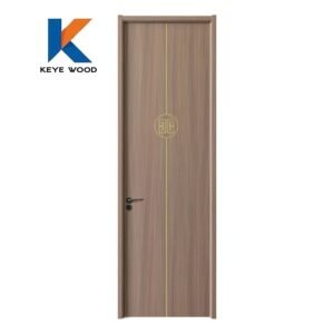 Good Service Swing Customized Bathroom Door Wood Frame Glass Doors