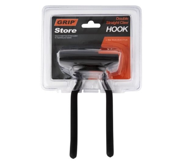 Grip Storage Straight Double Claw Hook â€” Builders Store SA
