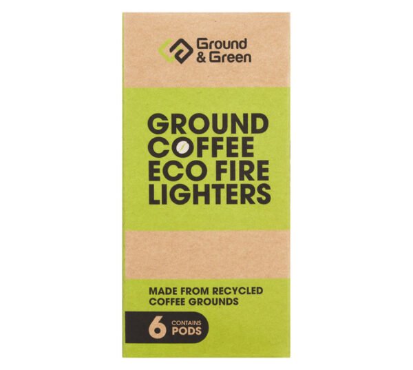 Ground and Green Coffee Eco Firelighter 6 Pack Natural Firel â€” Builders Store SA