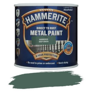 Hammerite Direct to Rust Hammered Metal Paint Deep Green 500 Hammerite Direct to Rust Hammered Metal Paint Deep Green 500 — Builders Store SA