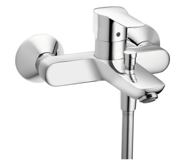 Hansgrohe My Sport Chrome Wall Bath Mixer Taps 197 x 221 x 8 Hansgrohe My Sport Chrome Wall Bath Mixer Taps 197 x 221 x 8 — Builders Store SA