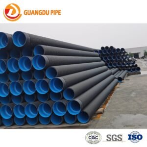 HDPE Plastic Corrugated Pipe Underground Drainage Pipe