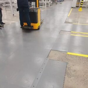 Heavy Traffic Forklift Interlocking Durable Industrial PVC Vinyl Tile Flooring