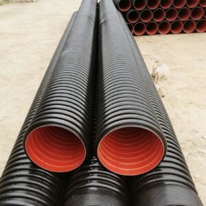 High Strength Underground Drainage System for Civil Construction Projects HDPE Double Wall Corrugated Pipe
