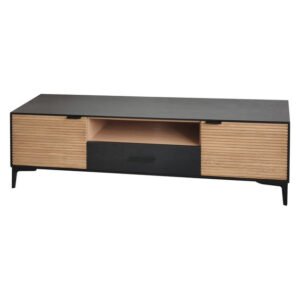 Home and Kitchen 2Door 1Drawer TV Stand Tunis Series Black a Home and Kitchen 2Door 1Drawer TV Stand Tunis Series Black a — Builders Store SA