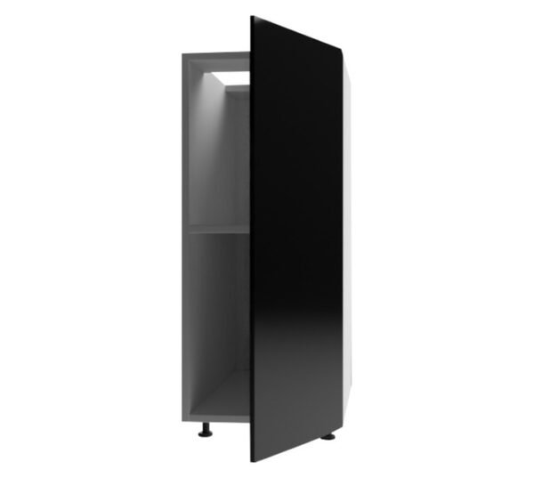Home and Kitchen Base Unit Gloss Cabinet Black 300 mm â€” Builders Store SA