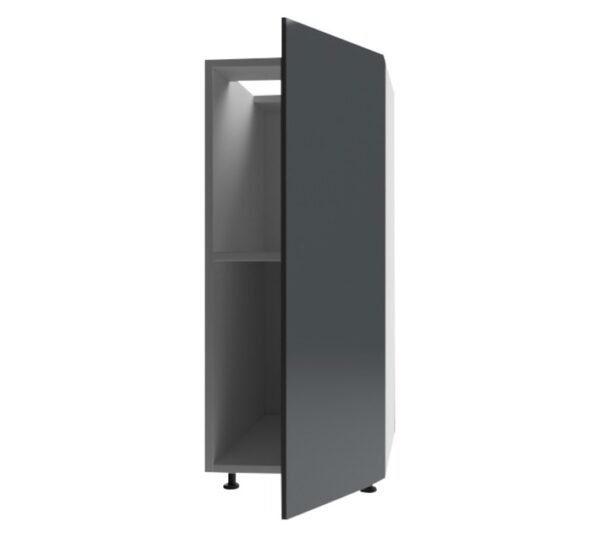 Home and Kitchen Base Unit Gloss Cabinet Storm Grey 300 mm â€” Builders Store SA