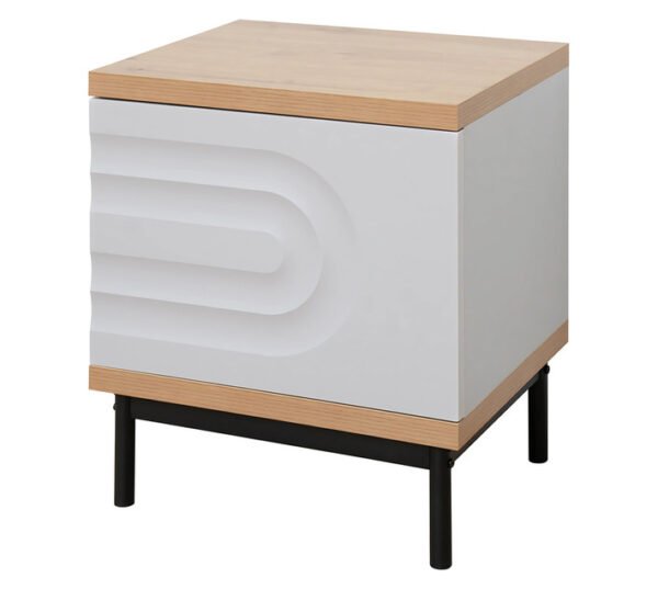 Home and Kitchen Embossed Night Stand Grey â€” Builders Store SA