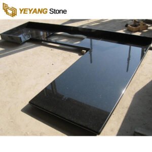 Honed/Leathered/Polished Black Galaxy Granite for Kitchen/Bathroom/Vanity/Benchtop/Worktop/Countertop Granite Stone/Slab/Tile Factory/Supplier