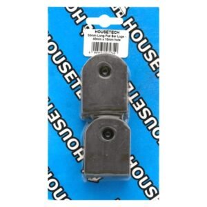 Housetech Long Flat Bar Lugs With 10mm Hole Grey 50 x 40mm â€” Builders Store SA