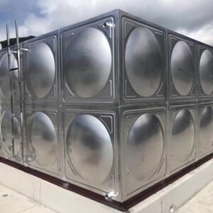 Industrial Water Storage Stainless Steel 304 / 316 Water Tank Stainless Steel Water Filter Tank