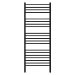 Jeeves Classic D Heated Towel Rail Black with Right Power Co Jeeves Classic D Heated Towel Rail Black with Right Power Co — Builders Store SA