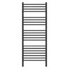 Jeeves Classic D Heated Towel Rail Black with Right Power Co â€” Builders Store SA