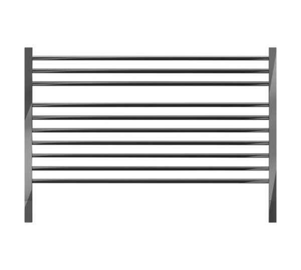 Jeeves Quadro Q Heated Towel Rail Black with Left Power Conn â€” Builders Store SA