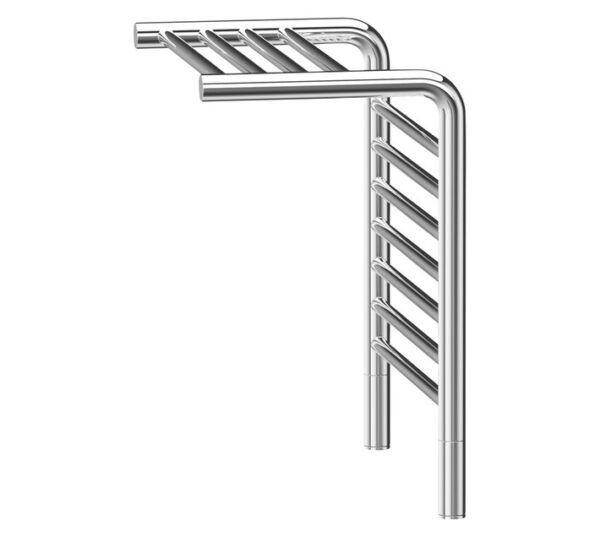 Jeeves Tangent M Shelf Heated Towel Polished ZAM0620R â€” Builders Store SA