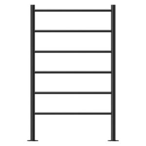Jeeves Tangent X Freestanding Towel Rail Black ZAX0620G â€” Builders Store SA