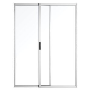 Kenzo Aluminium Sliding Glass Door OX Two Panel Natural 1800 â€” Builders Store SA