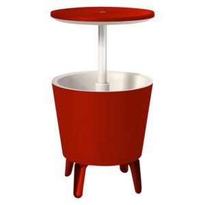 Keter Cool Bar Drink Cooler Red and White 3in1 PopUp Bar and Keter Cool Bar Drink Cooler Red and White 3in1 PopUp Bar and — Builders Store SA