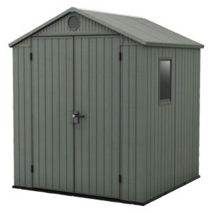 Keter Darwin Shed 6 x 6 Olive Green 1900 x 1830 x 2210 mm â€” Builders Store SA