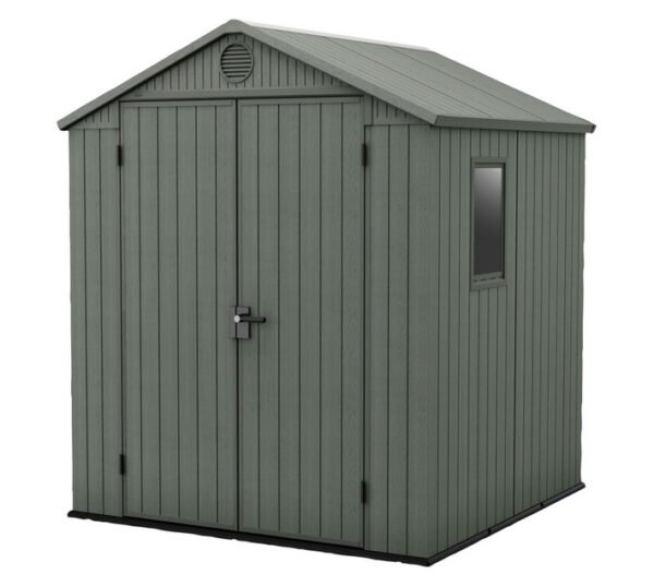 Keter Darwin Shed 6 x 6 Olive Green 1900 x 1830 x 2210 mm â€” Builders Store SA