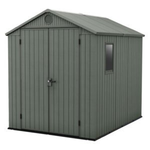 Keter Darwin Shed 6 x 8 Olive Green 1900 x 2440 x 2210 mm D â€” Builders Store SA