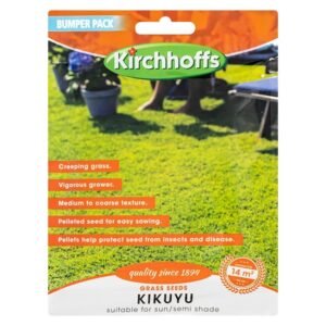 Kirchhoffs LG66125 Kikuyu Whittet Grass Seeds OrangeWhite 10 Kirchhoffs LG66125 Kikuyu Whittet Grass Seeds OrangeWhite 10 — Builders Store SA