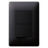Legrand Ysalis 2 Lever 1 Way Switch Black 100 x 50 mm Legrand Ysalis 2 Lever 1 Way Switch Black 100 x 50 mm — Builders Store SA