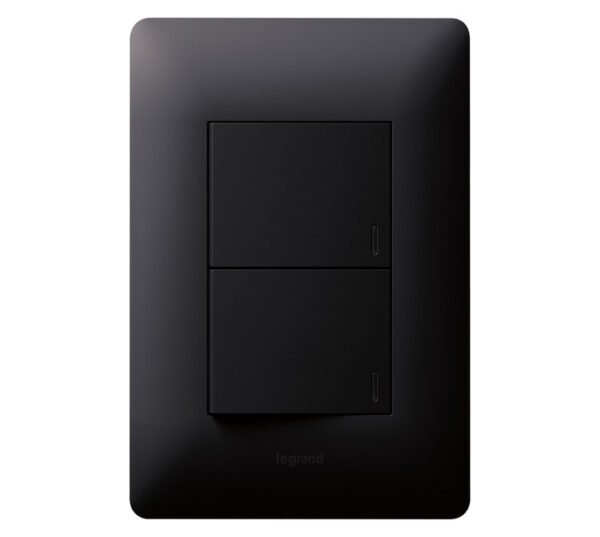 Legrand Ysalis Dimmer Press and 1 Lever 1 Way Switch Black 1 â€” Builders Store SA