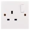 Litemaster CT2871 Single Switch Socket White 13a Litemaster CT2871 Single Switch Socket White 13a — Builders Store SA