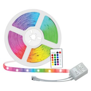 Litemate 5 M RGB Led Strip Light Kit Colour Changing With R â€” Builders Store SA