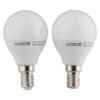 Luceco 2 x E14 Mini LED Globe Warm White 3w â€” Builders Store SA