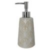 Lusso Ceramic Embossed Dispenser Cream Lusso Ceramic Embossed Dispenser Cream — Builders Store SA