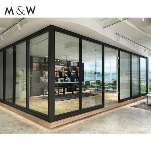 Factory Full Height Furniture Soundproof Glass Wall Office Partition Factory Full Height Furniture Soundproof Glass Wall Office Partition