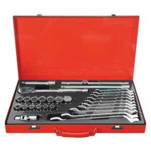 Mastercraft 12 Drive Socket and Spanner 28 Piece â€” Builders Store SA